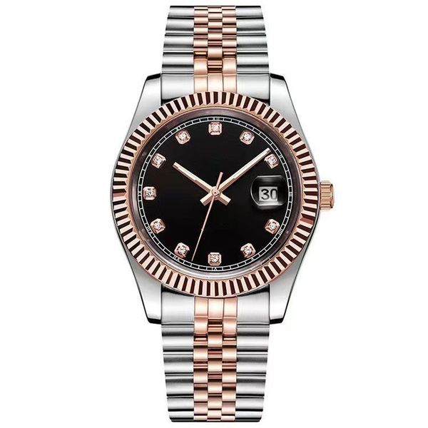 

lady wrist watches automatic watches sapphire 31/36/41mm mechanical stainless steel luminous lovers montre watches for men fakes movement en, Slivery;brown