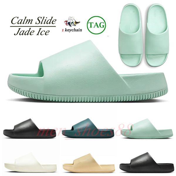 

with box luxury sandals woman men flat slippers designer womens slides summer black white sesame jade ice geode teal sandels lidies office p