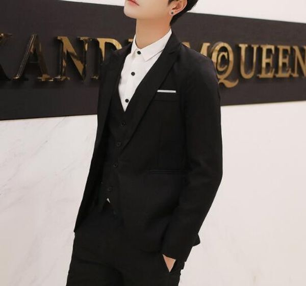 

men's suits blazers solid color long sleeve groom blazer one button slim fit buttons male business casual wedding coat abb169 230705, White;black