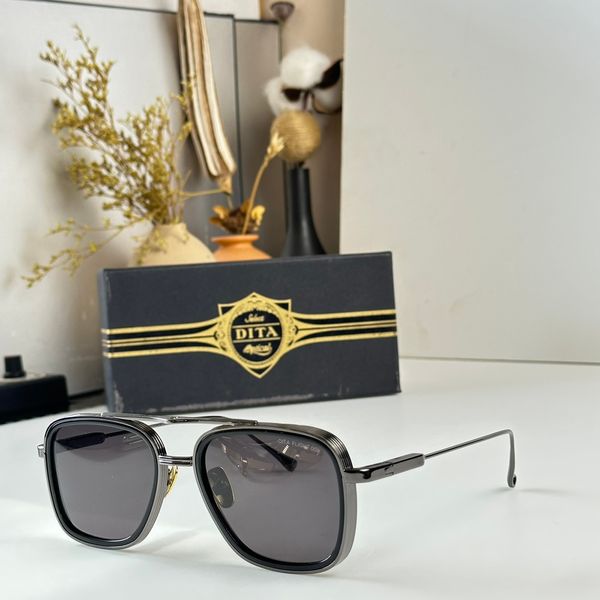 

high value dita sunglasses for men and women, designer circular anti blue light glasses, beach anti uv sunglasses, White;black