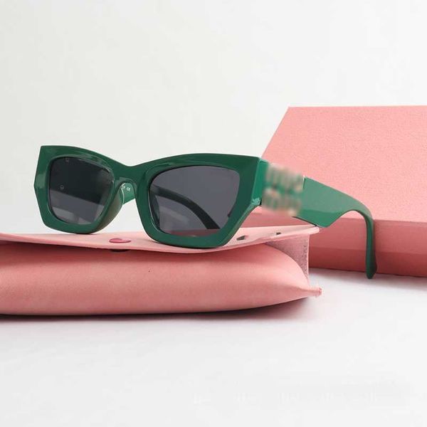 

designer sunglasses for womens mens eyeglasses lens full miu frame uv400 sun colorful vintage proof ladys fashions sun glasses luxurys print, White;black