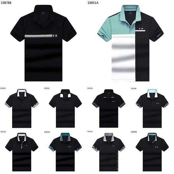 

boss mens polo shirt fashion men's t-shirt luxury polo collar breathable summer boss business shirt designer polo shirts mens size m-xx, White;black