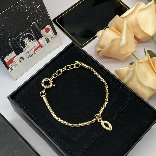 

luxury channel designer fashion charm brand bracelet jewelry fiknay, Golden;silver