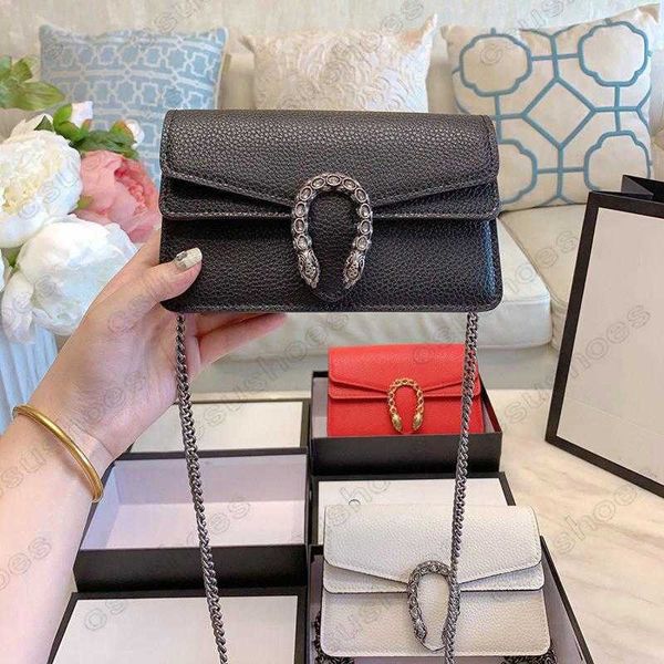 

classic dionysuss leather snake mini chain bag 476432 women designer cross body vintage ladies handbag tiger head closure small purse wallet