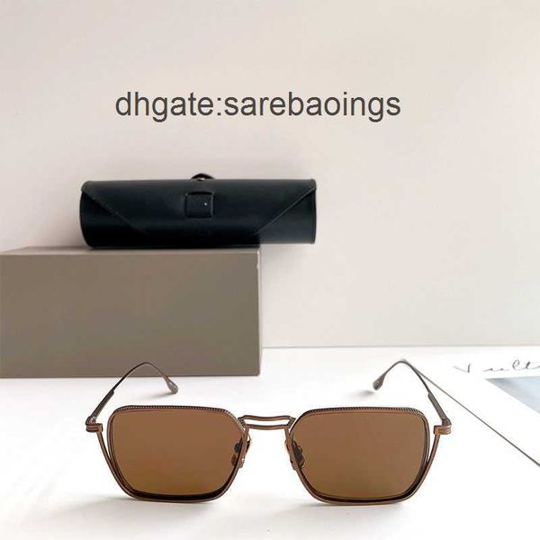 

designer sunglass luxury brand dita men women designer sunglasses dtx125 metal frame electroplated temple sunglasses original box, White;black