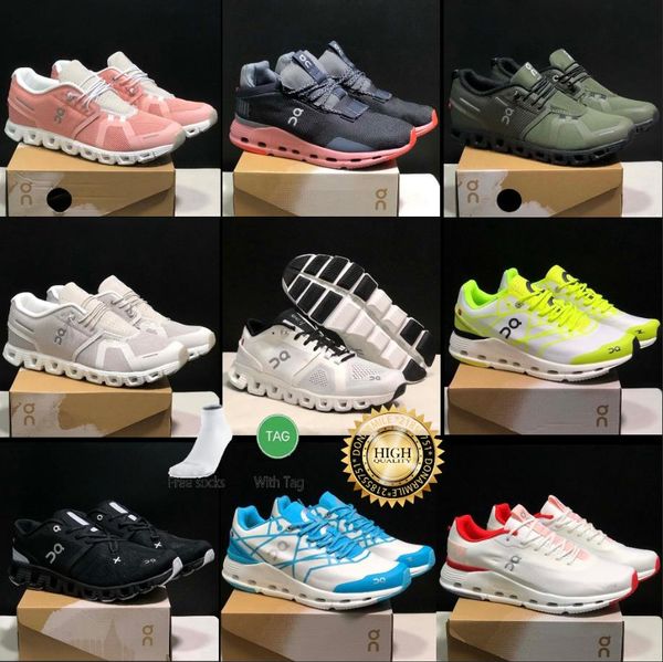 

2023 designer running shoes on cloud cloudnova z5 mens sneakers black neon white eclipse rose eclipse iron leaf demin ruby silver orange low