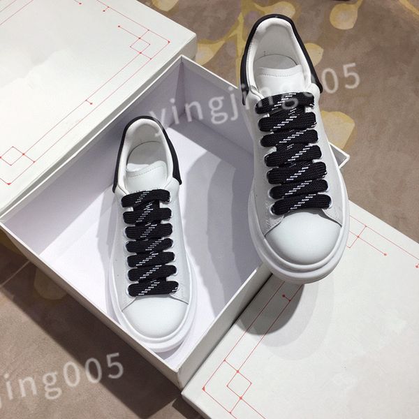 

2023 new luxury out of office white shoe designer women sneakers mixed color lace up flat casual men spring autumn walking shoes size 35-45, Black
