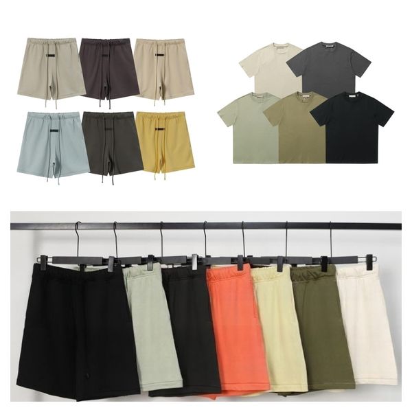 

designer shirts essent t shirt street casual essentail tshirt loose men women summer luxury shorts essen tshirts chest print tees essentiel, White;black