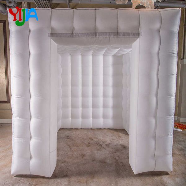 

oxford material inflatable cabin p booth with 2 doors no lights cube tent