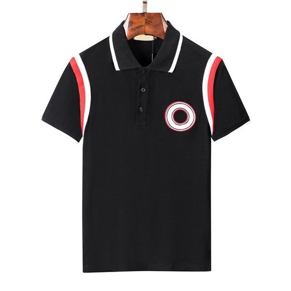 

23ss designers t shirt summer polos fashion mens tshirts satin cotton casual t-shirt women mans tees m-3xl, White;black