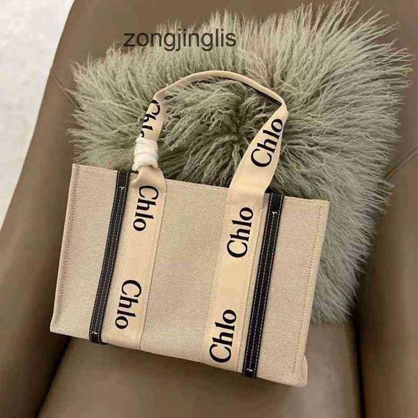 

hands woody tote 2023 cloe totes designer outlet canvas bag summer bags leisure japanese printed letter shopping large capacity fashion vers