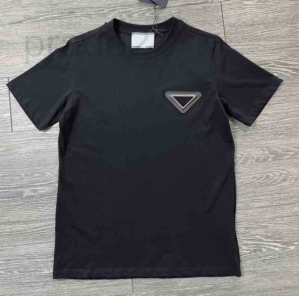 

men's t-shirts designer tracksuit boyfriend polo t shirt triangle sign dress tees women's t-shirts classic women designers clothe, White;black