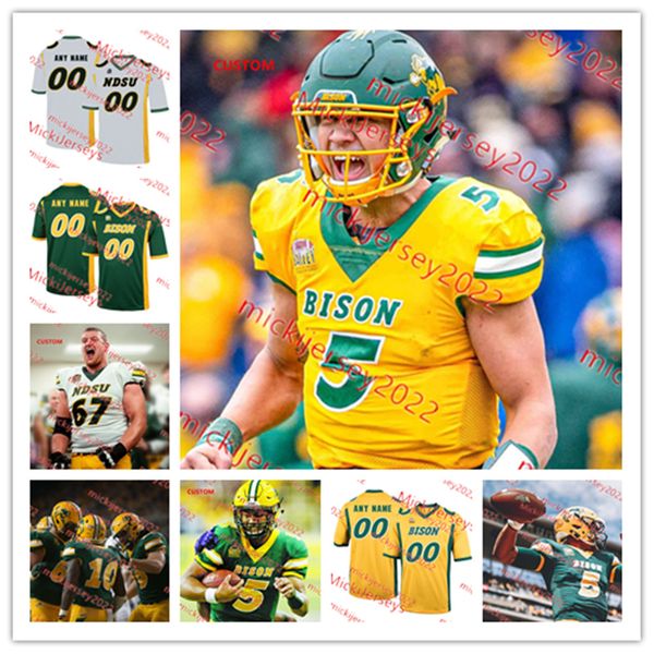 

tamerik williams north dakota state bison football jersey custom stitched mens youth carson williams noah gindorff hunter luepke dominic gon, Black