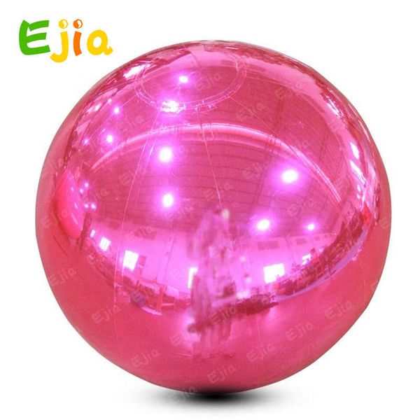 

custom color pvc large hanging mirror sphere balloon inflatable disco mirror ball for event decoration