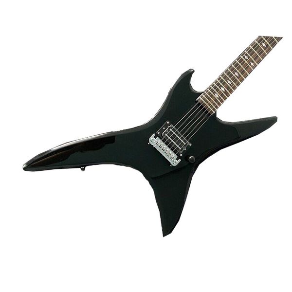 

6 string electric guitar finish gloss black delivery black hardware