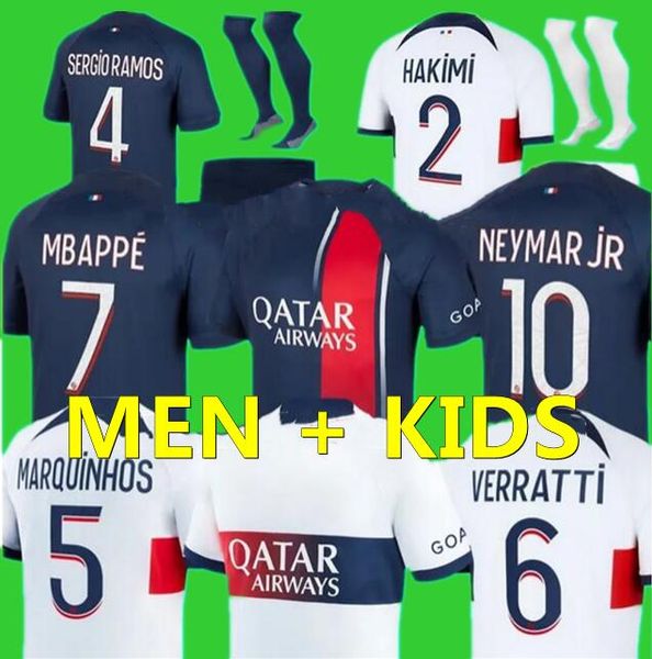 

22 23 24 maillots de foot mbappe soccer jerseys paris psgs vitinha n.mendes 2023 2024 marquinhos verratti football shirt hakimi kimpembe cam, Black;yellow
