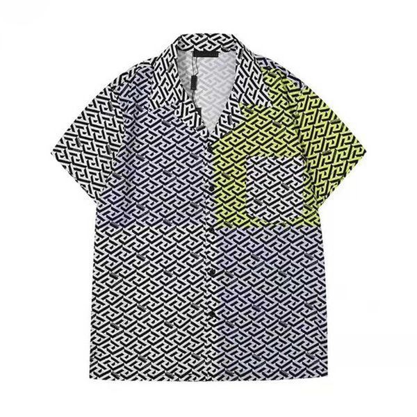 

men's t-shirt fashion lapel shirt summer outdoor loose fresh casual printed button short sleeve hawaiian beach party style 98ef o269, White;black