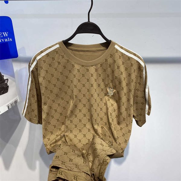 

summer short sleeved tshirt tb embroidery sweatshirt burbe designer tshirt casual polo tee men women oversize tshirts summer top, White;black