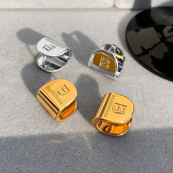 

designer b earrings letter golden niche high-end feel female temperament celebrity personalized ear accessories