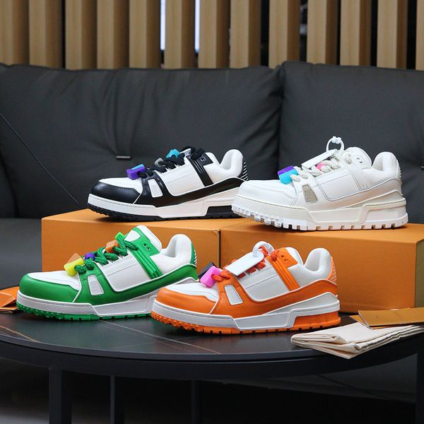 

premium genuine leather mens shoes board shoes bread shoes luxury designer womens shoes small fat ding lace up thick sole shoes couple shoes, Black