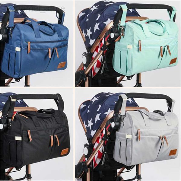 

diaper bags large stroller storage bag waterproof travel maternity handbag backpack for mom/dad baby stroller bags nappy bag hkd230706