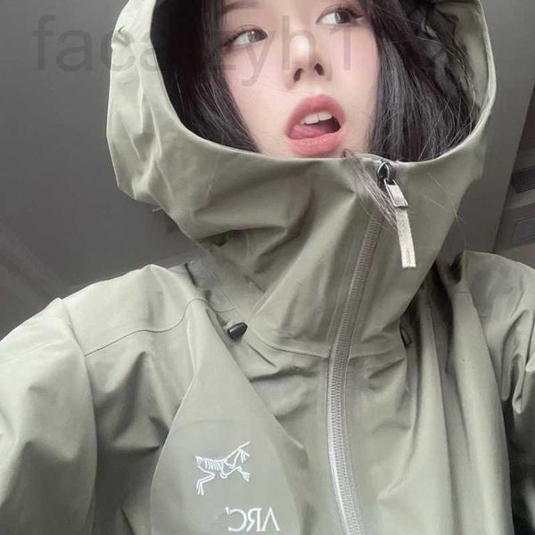

men's jackets designer arc mens designer storm jacket outdoor windproof waterproof hooded coat women zipper warm sportswear cardigan ja, Black;brown