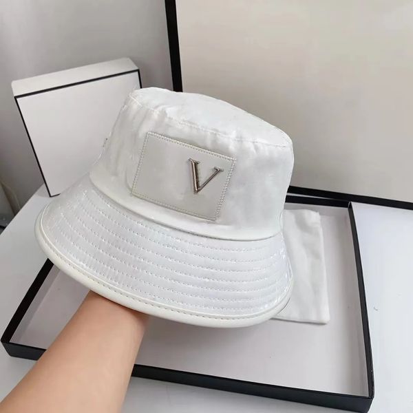 

designer bucket hat  letter wide brim hat cotton high-end quality men and women four seasons leisure shading outdoor sports fashion match s, Blue;gray