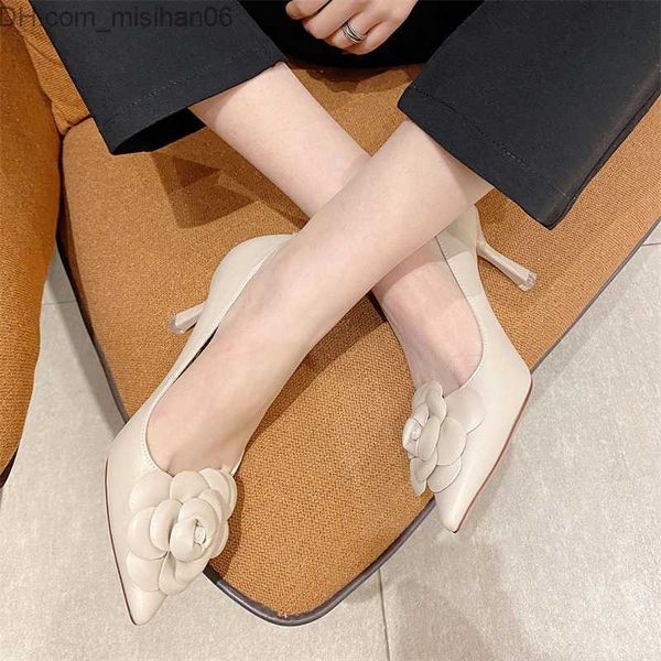 

dress shoes women's high-heeled shoes dress shoes microfiber dot high-heeled shoes anti-skid increase solid fashion z230710, Black