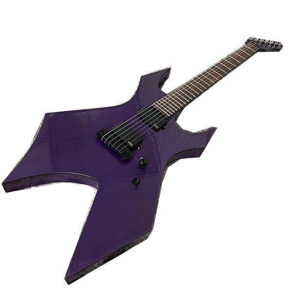 

metallic purple warlock extreme electric guitar rosewood fretboard ing