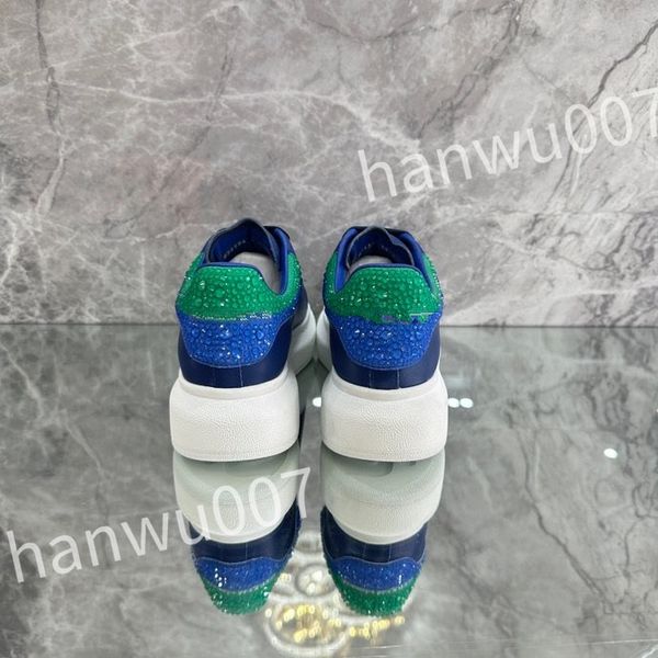 

2023 leather casual shoe designer loafer sneakers for men and women fashion leather vintage glitter flat shoes xsd221116, Black