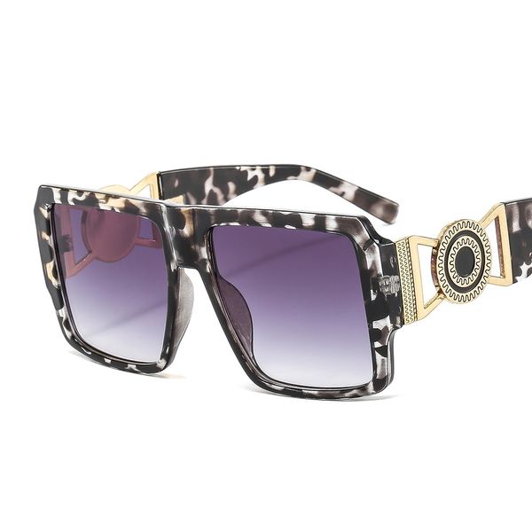 

oversize luxury brand sunglasses for men and women big square stripes fashion gradient glasses oculos de sol, White;black