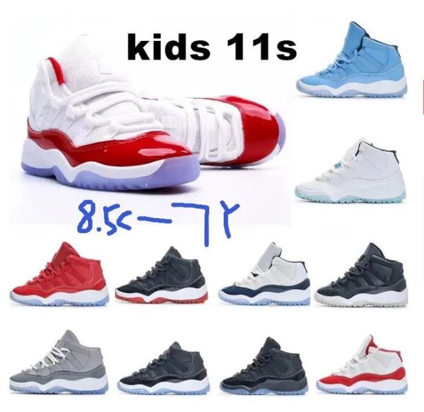 

big kids shoes jumpman 11 boys basketball shoe air jorden 11s children black sneaker chicago designer military grey sports running trainers