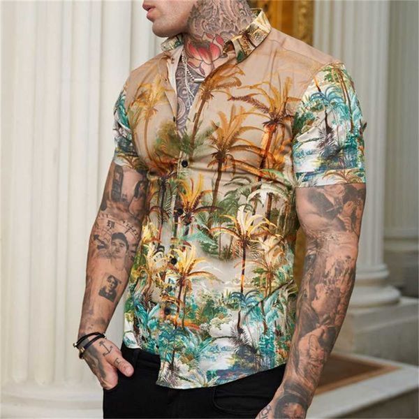 

fashion designer style men casual shirts flower shirt can customize with any 397y eods, White;black