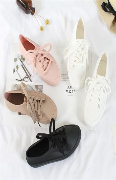 

woman ladies jelly soft sandals lace casual women's non-slip shoes mx2004071906529, Black
