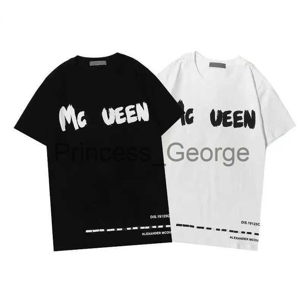 

men's t-shirts mens t shirts letter print t shirts luxury black fashion designer summer mcqueen short sleeve size sxxxl x0706, White;black