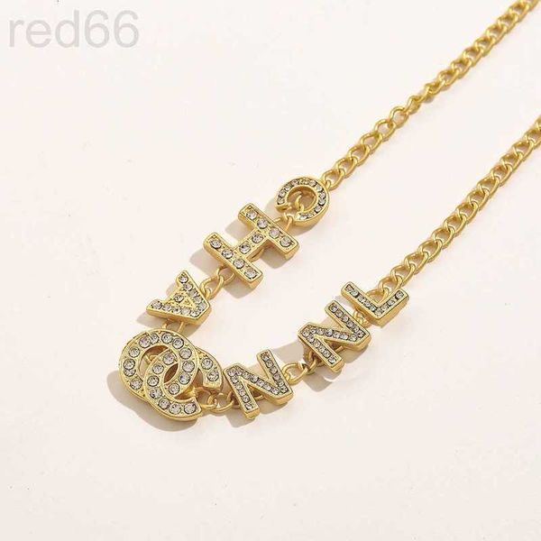 

pendant necklaces designer luxury designer stainless steel classic simple geometric crystal rhinestone necklace women wedding jewelry access, Silver