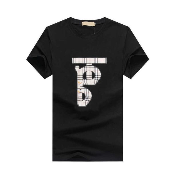 

embroidery burberies burbreries for luxurys s summer tshirts t shirts fashion men mens palms designers womens letter clothing short angels, White;black