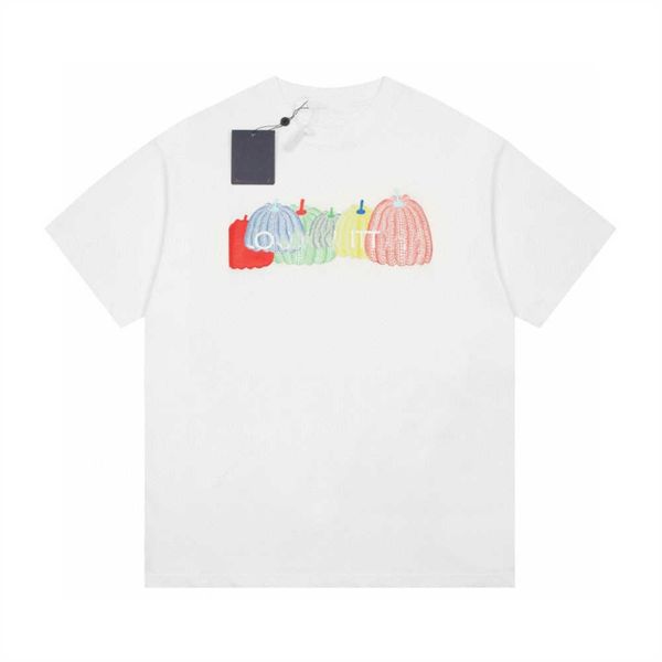 

2023 summer fashion designers men's t-shirts ice cream printing trendy brand stu high street streetwear t-shirt 3 colors short sleeve t, White;black