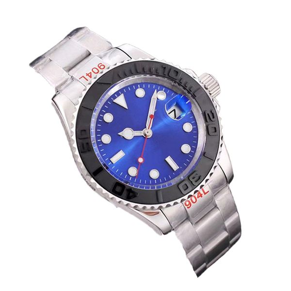 

designer men watches aaa quality yachtmasterr watch automatic waterproof movement luminous sapphire glass fashion luxury montre de luxe wris, Slivery;brown