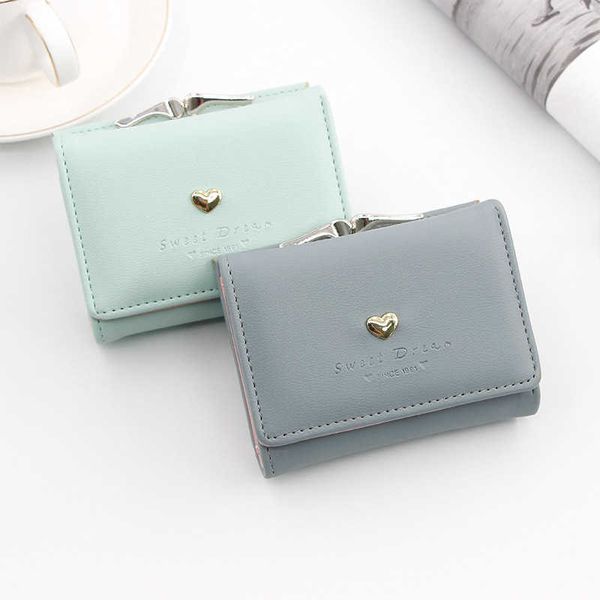 

new korean women's wallet short cartoon cute zero wallet 30% coin bag girls' small wallet