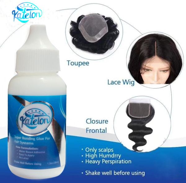

13oz wig invisible adhesive bonding glue for lace wig toupee strong4378047, White