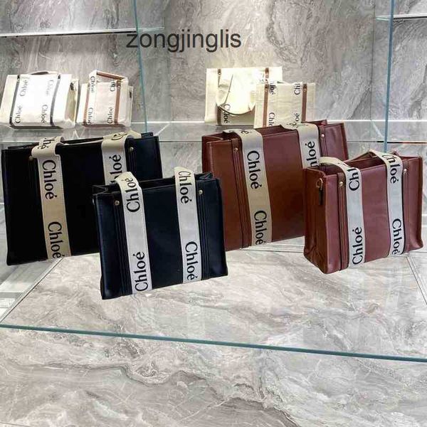 

2023 bag tote bags minority woody cloe hands handbag designer outlet women's canvas tote large capacity foreign style portable fashion