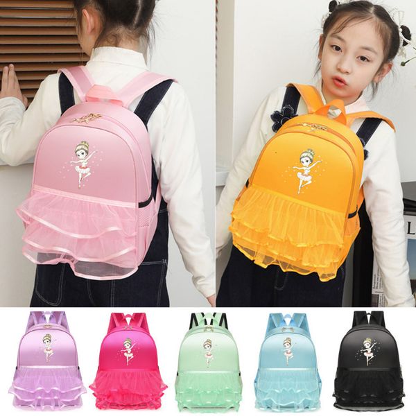 

backpacks waterproof kindergarten childrens dance bags girl ballet latin bag backpack training class school 230705