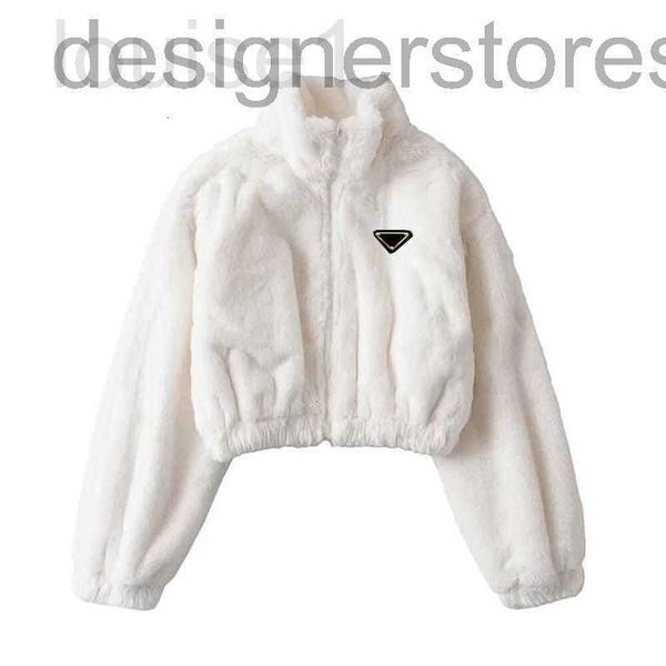 

women's jackets designer womens jacket wool down coats woman thick plush windbreaker long sleeves with letters budge coat s- 327f o82u, Black;brown