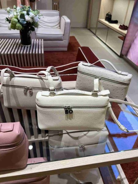 

loro piana designer luxury evening handbags bag loropiana loro piana bag lunch box bag lp genuine cowhide handbag one shoulder crossbody mak