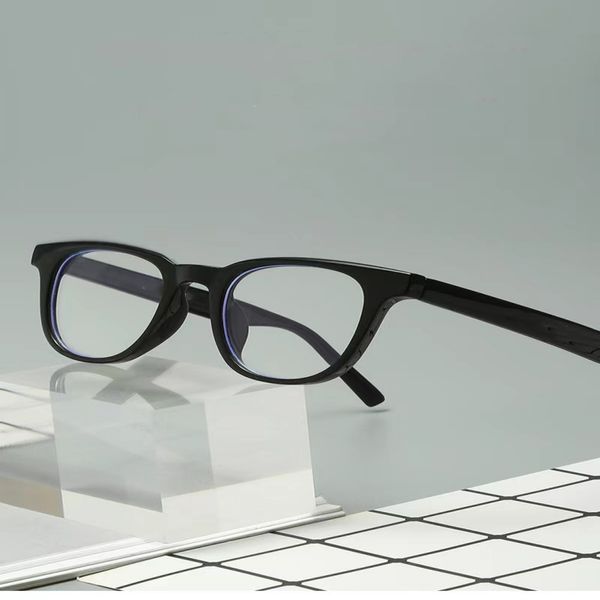 

the new korean version 010 with the same flat light mirror women's high-end tide can be equipped with myopia glasses frames wholesale, White;black