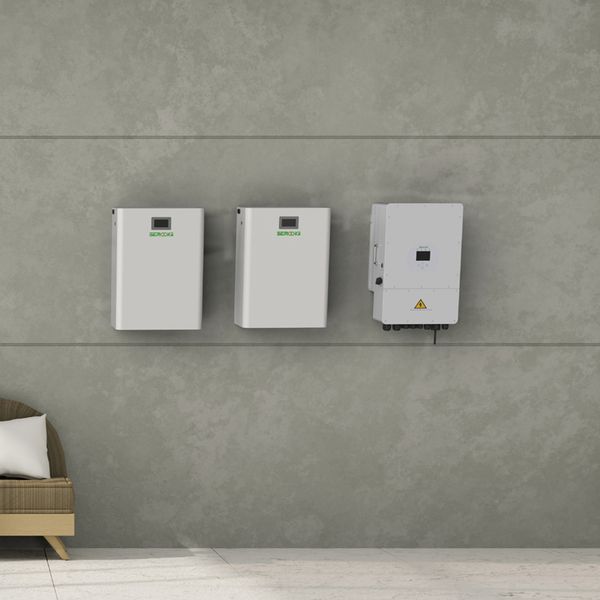 

10000w residential battery energy storage system with 1hybrid inverter, 2 batteries and bb dc combiner box 5 years warranty