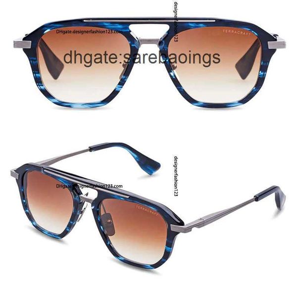 

designer sunglass luxury brand dita terracraft sunglasses designer men women metal temples dts 416 business style luxury quality eyeglasse t, White;black