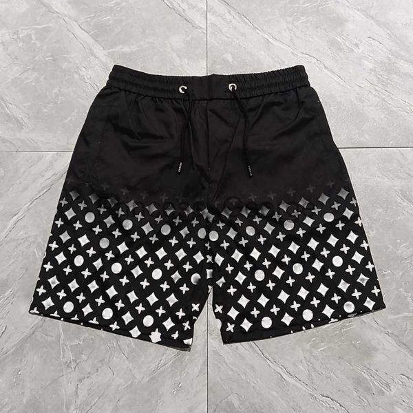 

men's shorts summer mens shorts designer board shorts fashion casual sports loose boxer swim quick drying swimwear printing black white, White;black