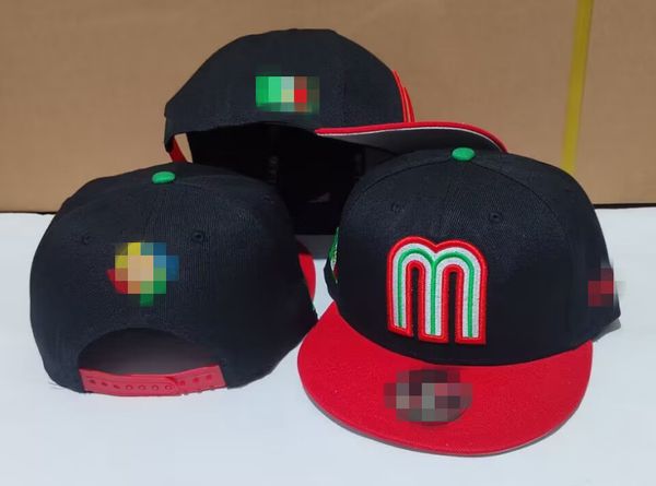 

selling mexico adjustable caps letter  hip hop hats baseball caps flat peak for men women size h2-7.6, Blue;gray